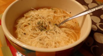 Angel Hair Pasta Soup