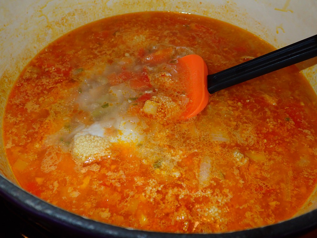 Stir in couscous