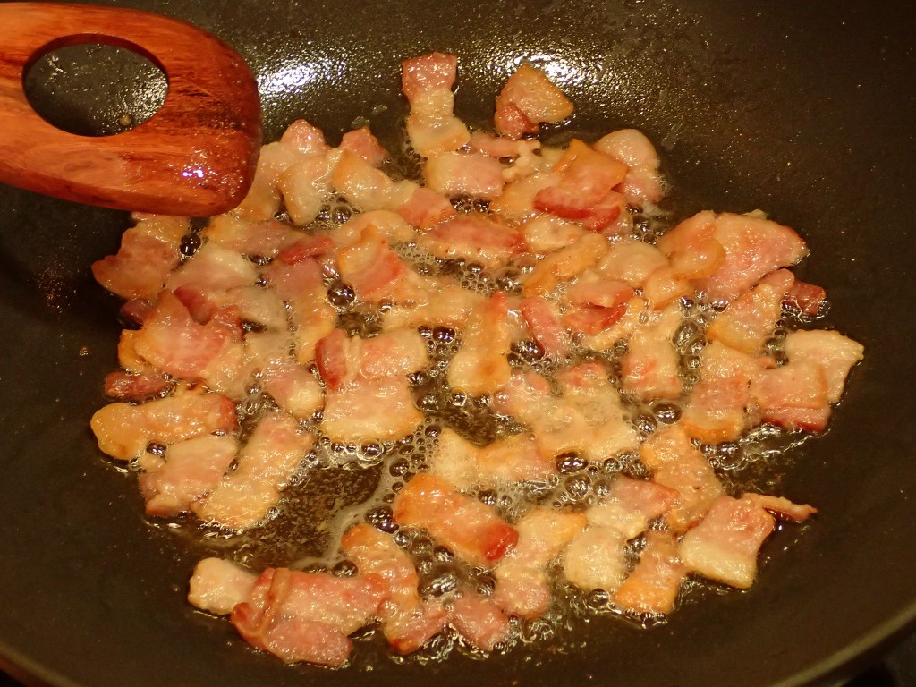 Fry Bacon Until Crisp