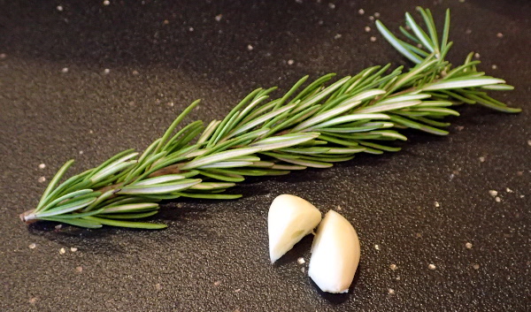 Rosemary and garlic