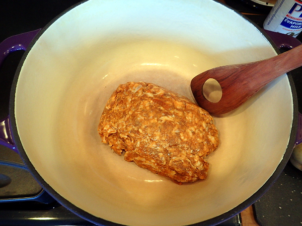 Add sausage to Dutch oven