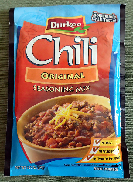 Durkee Chili Seasoning Mix, front