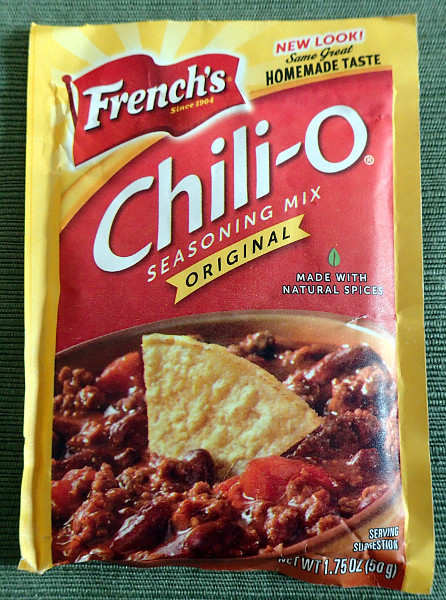 French's Chili-O Mix, front