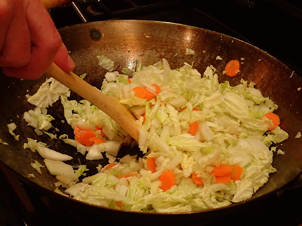 Stir-fry vegetables