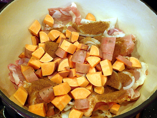 Add sweet potato