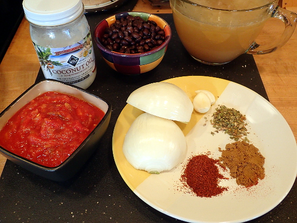 Black Bean Salsa Soup Ingredients